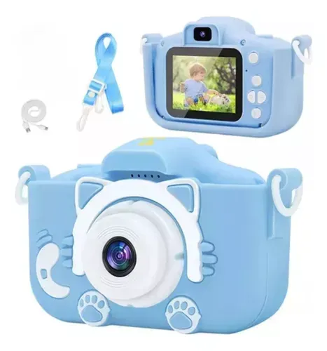 Cámara Digital Fotográfica Videos Hd Para Niños + Micro Sd 32GB