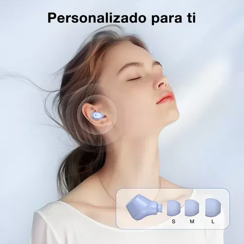 Audifonos In-ear Inalámbricos 1hora In-ear Auriculares Inalámbricos Azul Claro