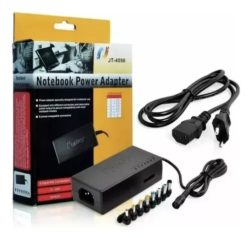 Cargador Universal Notebook 8 Puntas Adaptador 12-24v Computador