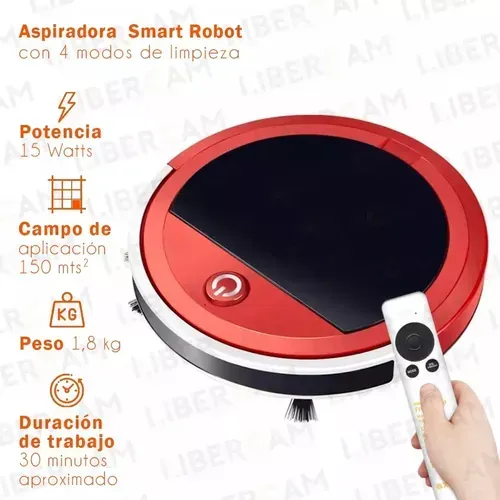 Aspiradora Robot Barredora Pisos Recargable Usb