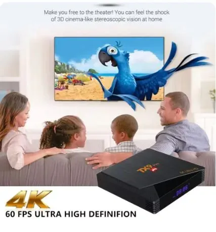 Caja Tv Box / Android Con Juegos Incorporados + Controles Tx9 Pro