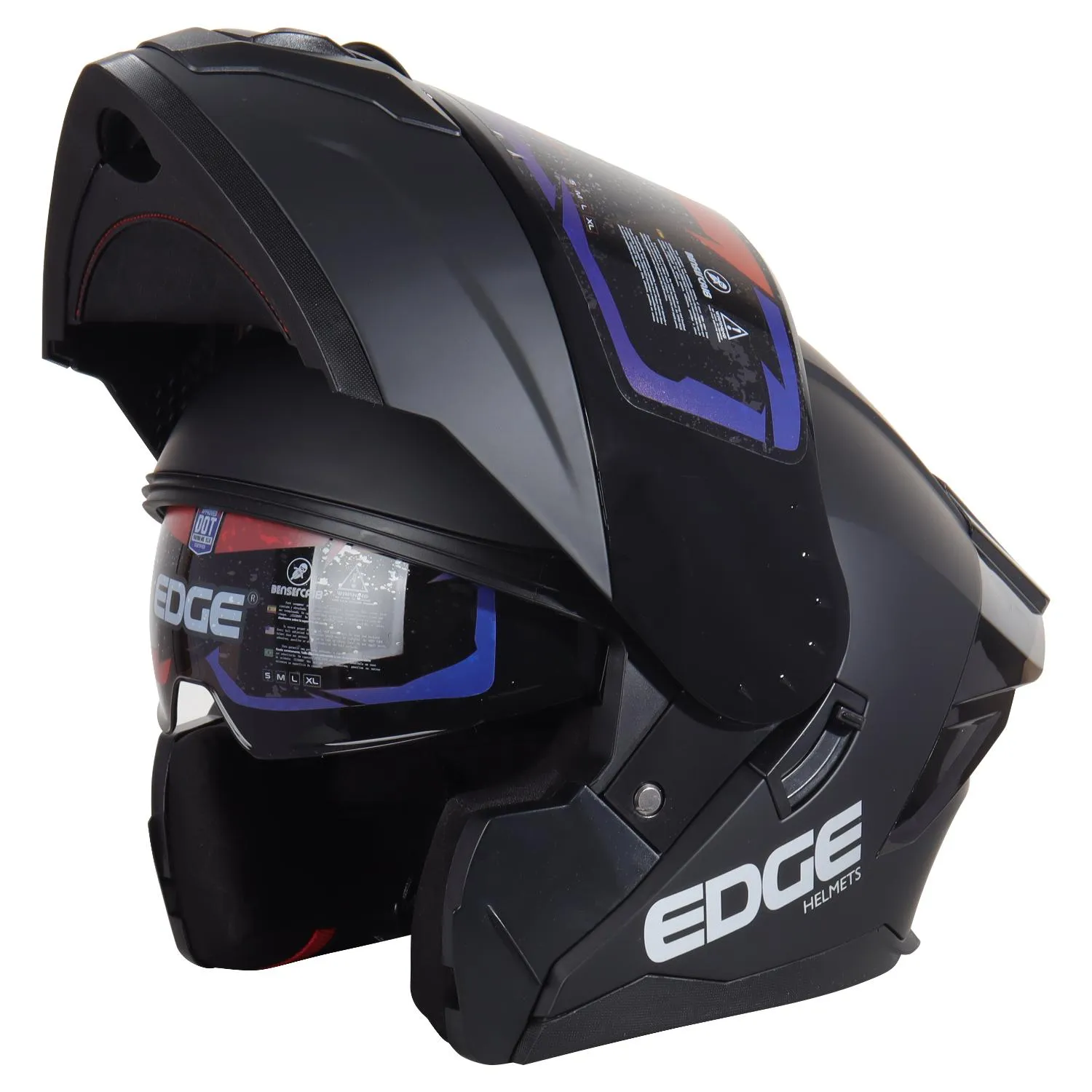 Casco Edge Abatible Solido Certificado DOT | ECE