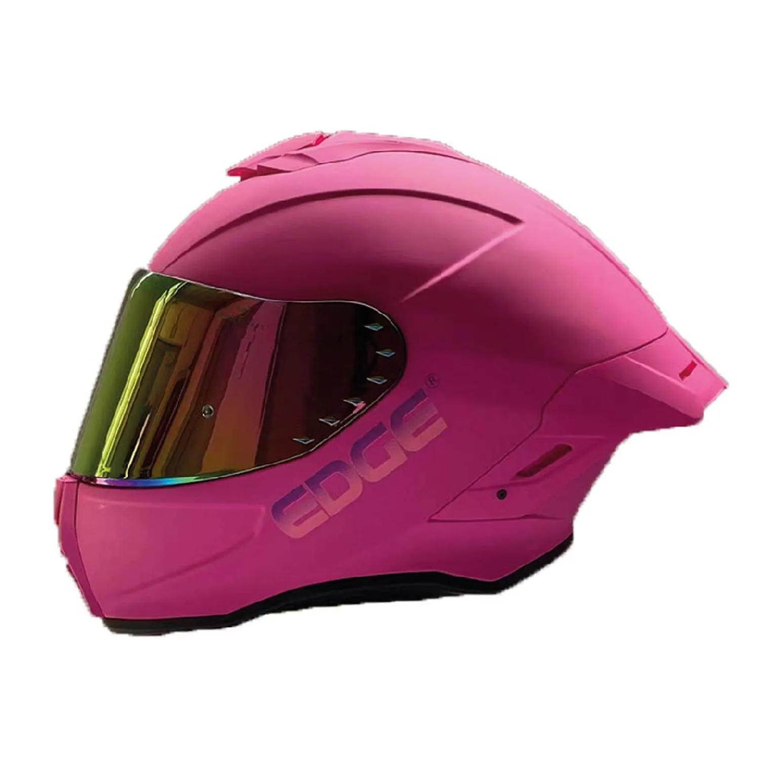 Casco Edge Integral Shanghai Solido Rosado Mate