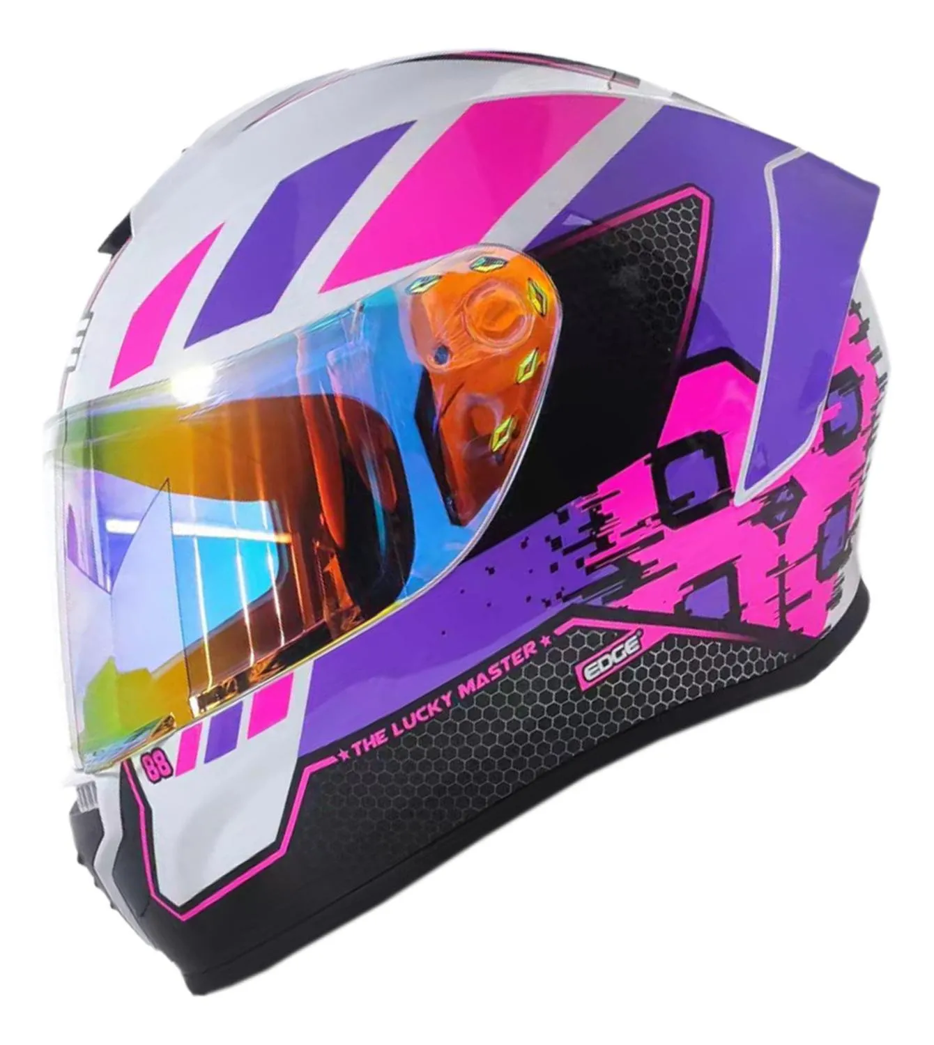 Casco Edge Integral Frankie Master88 Rosado