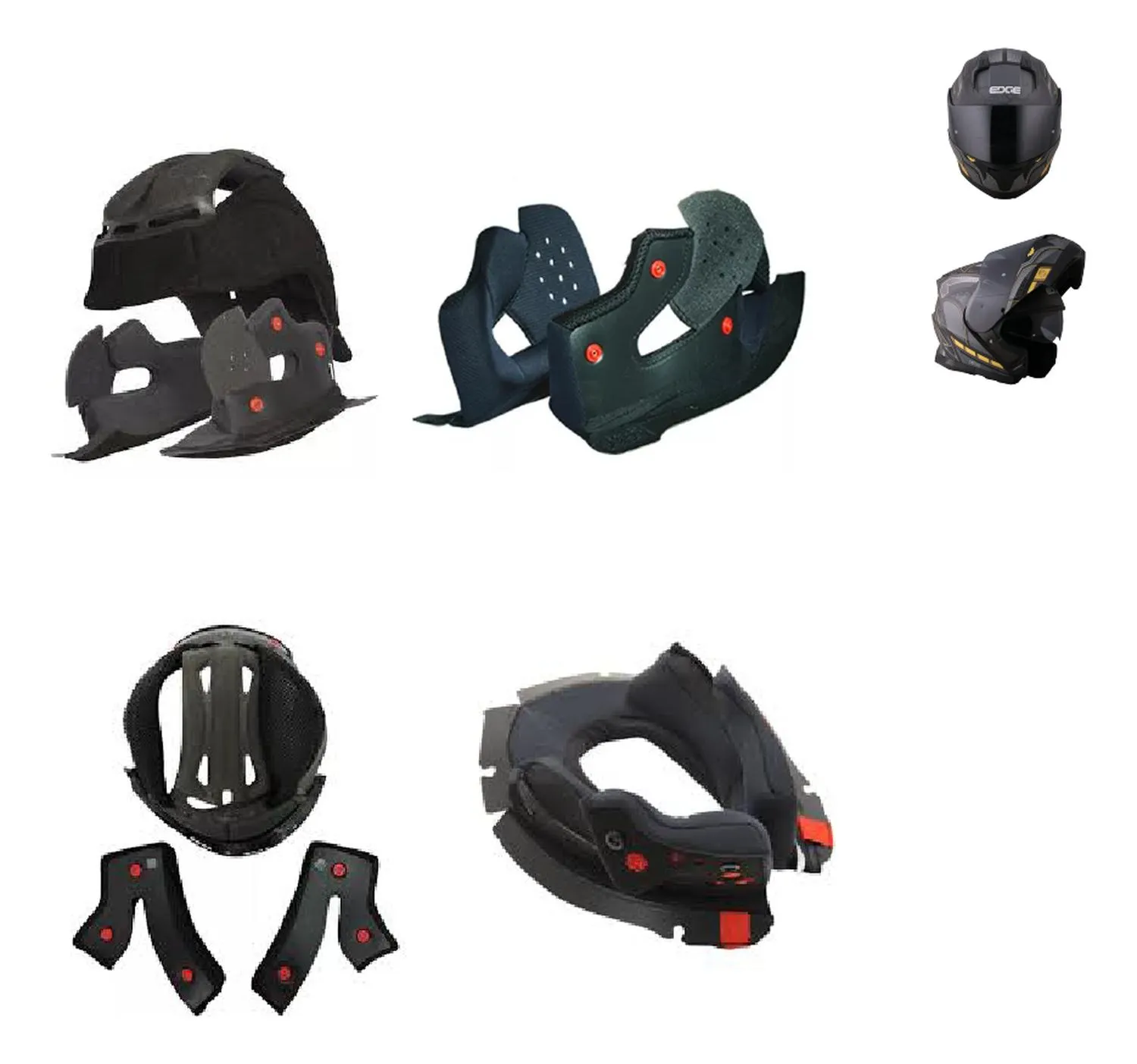 Almohadillas Edge Helmets