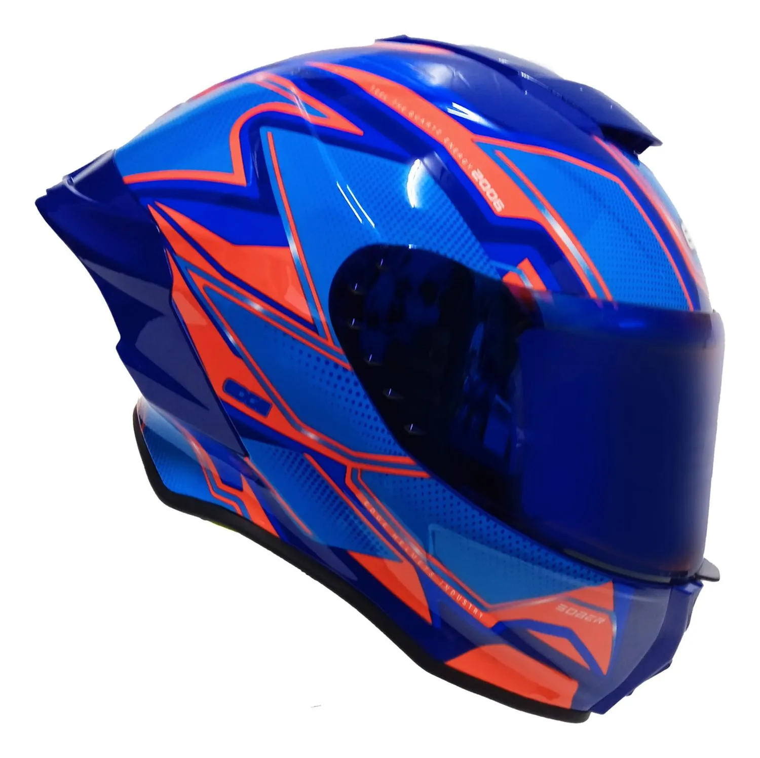 Casco Edge Integral Shanghai Quartz Rojo / Azul