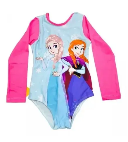 Vestido Baño Niña Protección Uv Frozen