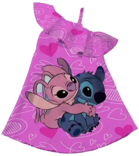 Vestido Bata Bolero Niña Stitch