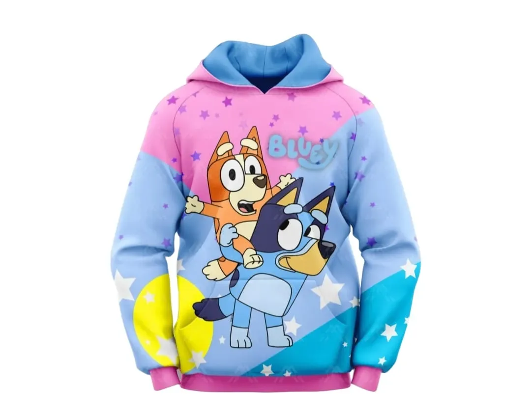 Saco Buzo Chaqueta Niña Bluey