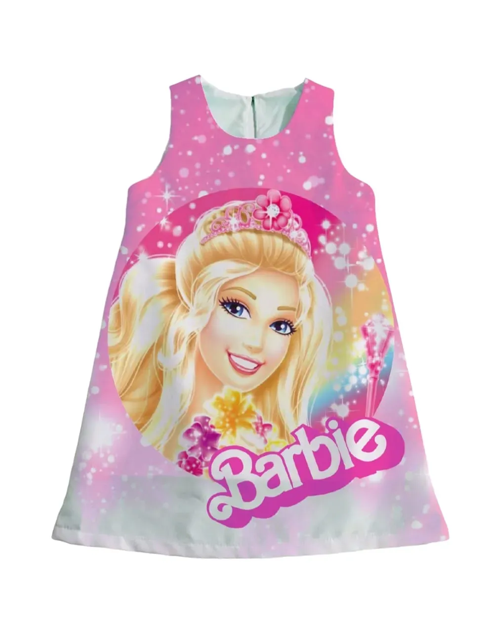 Vestido Bata Niña Barbie