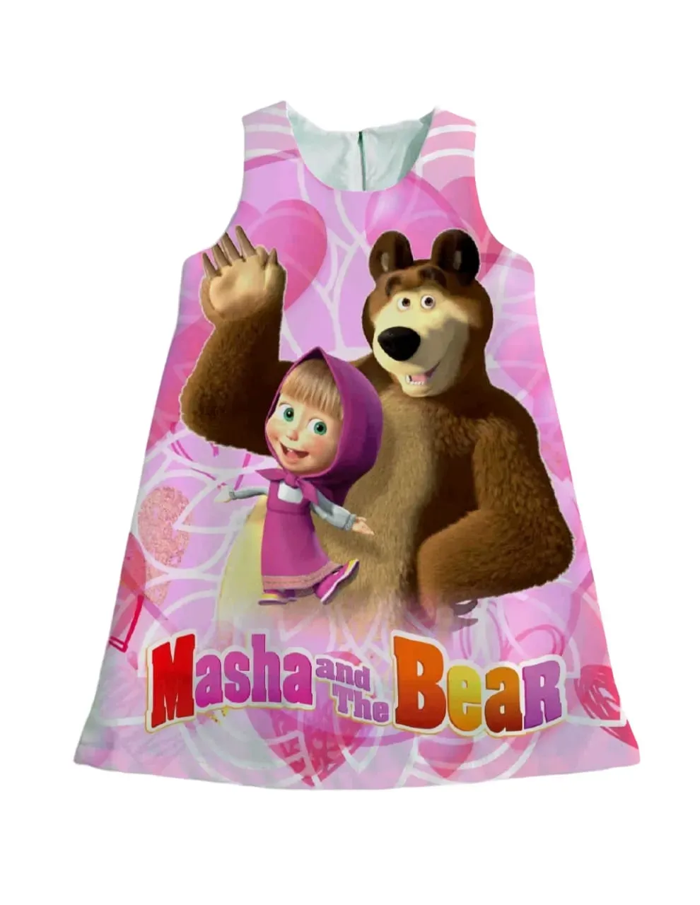 Vestido Bata Niña Masha Y Oso