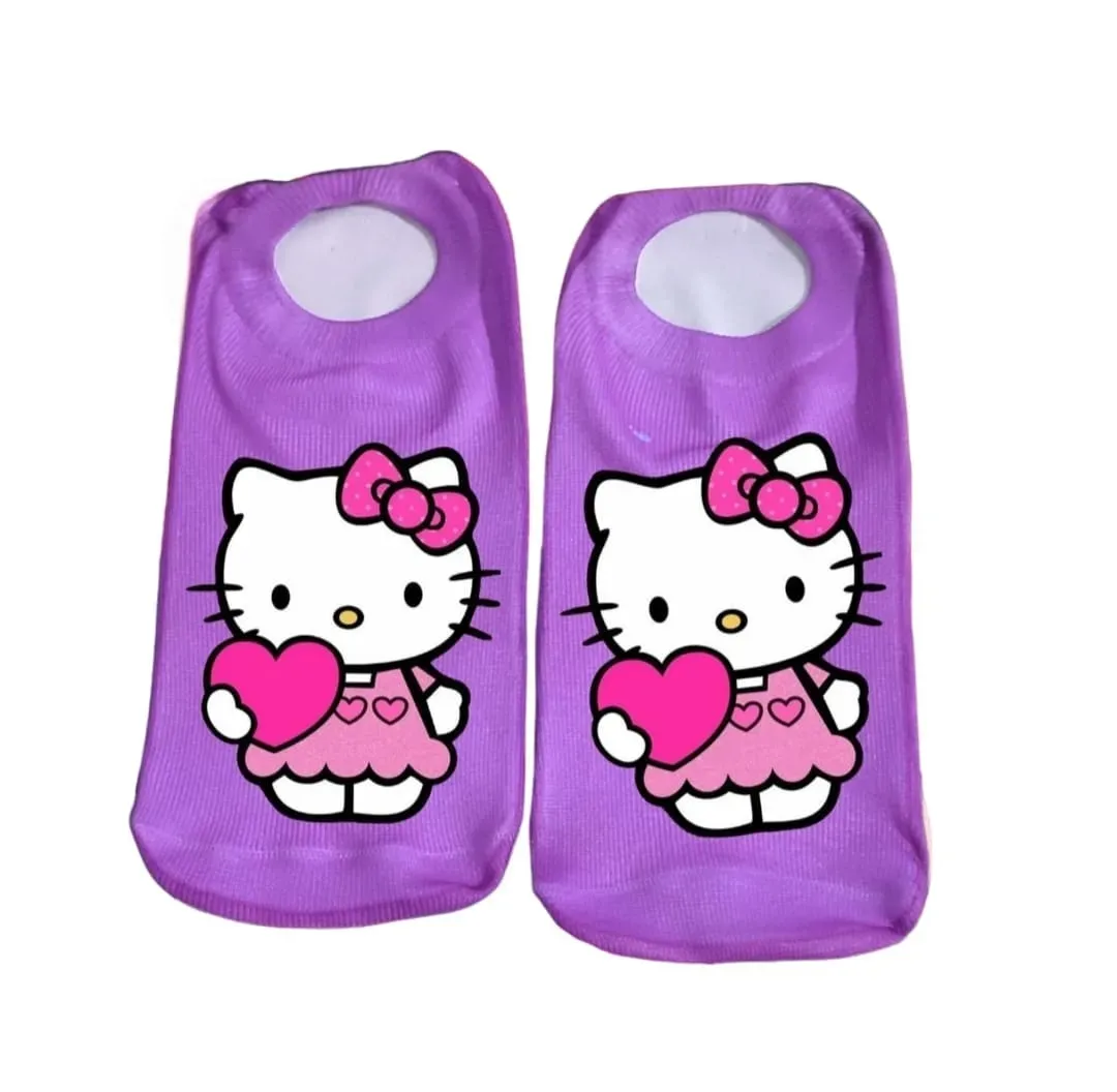 Medias Tobilleras Niña x 3 Hello Kitty