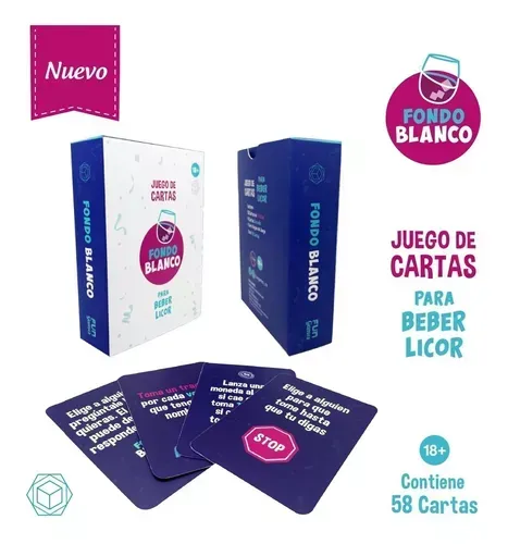 Juego de Cartas Fondo Blanco Amigos