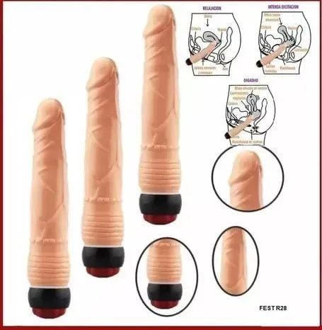 Dildo Vibrador Pene Realista Silicona 