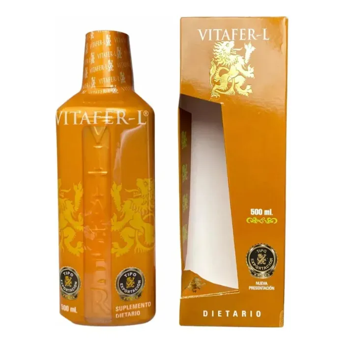 Vitafer L Multivitaminico, Potenciador y Estimulante Sexual Jarabe 500ml