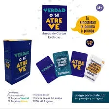 Juego de Cartas Verdad o Se Atreve Amigos Erotic