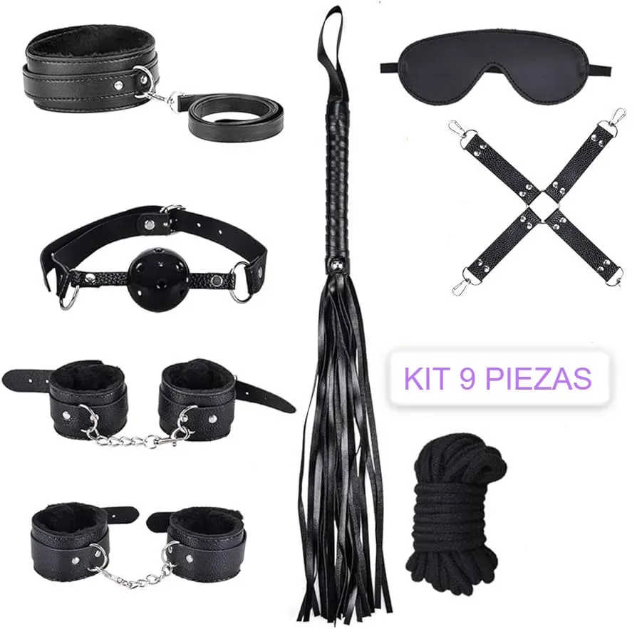 Kit Bdsm 9 Piezas 