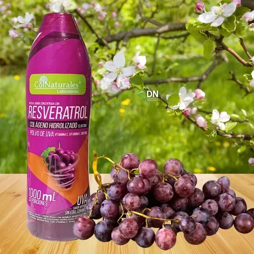 Resveratrol Liquido Colageno Hidrolizado + Polvo de Uva  1000ml