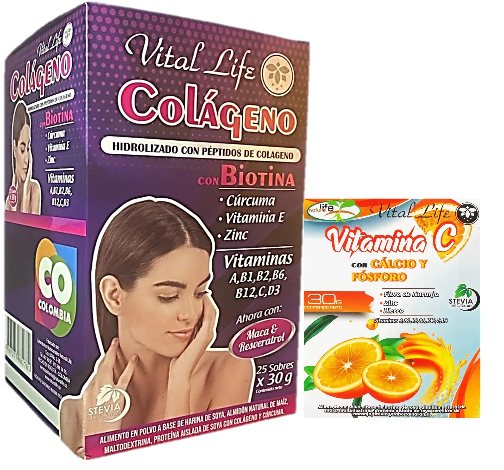 Colágeno Hidrolizado Sachets mejora las articulaciones  + Vitamina C