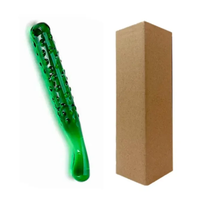 Dildo de vidrio - Pepino - 18,5 CM