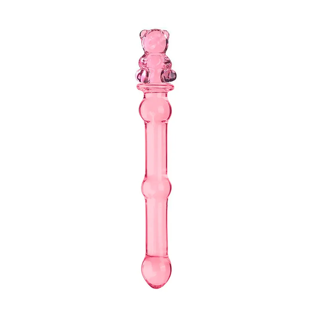 Dildo de vidrio - Gummy - 20 CM