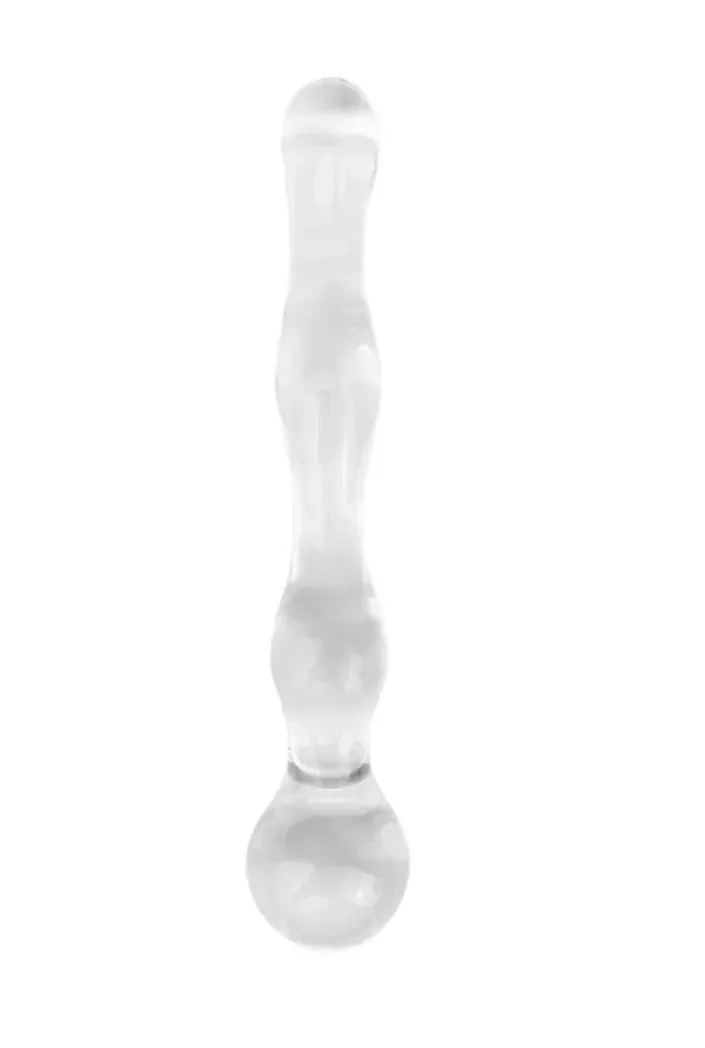 Dildo de vidrio - Waves - 18 CM