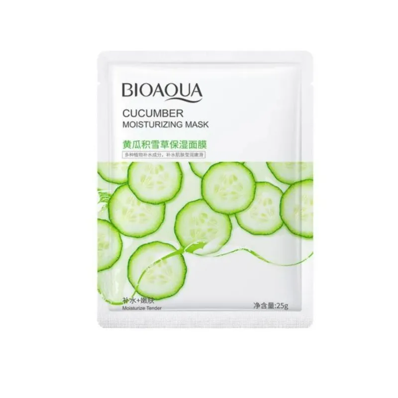 Mascarilla Facial en Velo de Pepino BIOAQUA