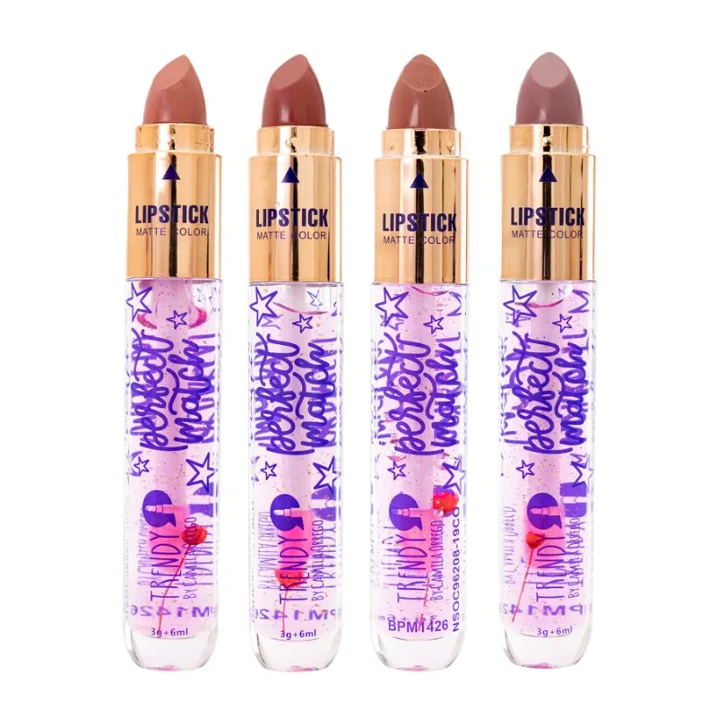 Brillo Mágico Doble Labial 24k Trendy