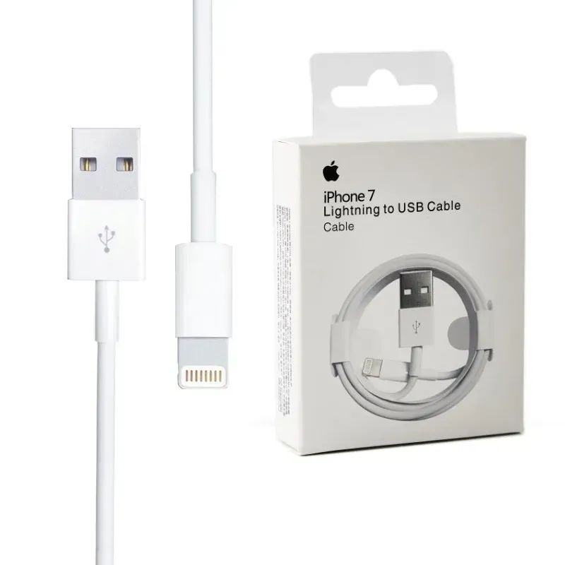 Cargador Apple Iphone 7 Cable Lightning A Usb 3,3 Pies / 1 M Blanco