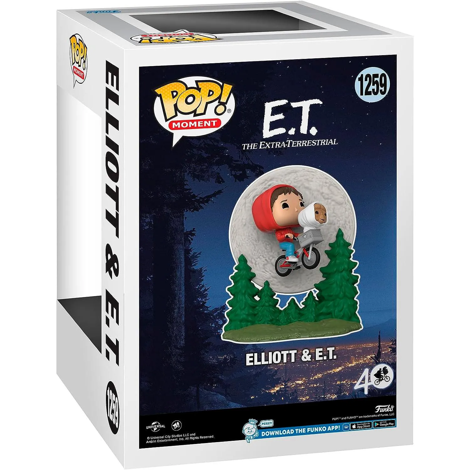 Funko Pop Moment. E.T. Elliott & E.T. # 1259