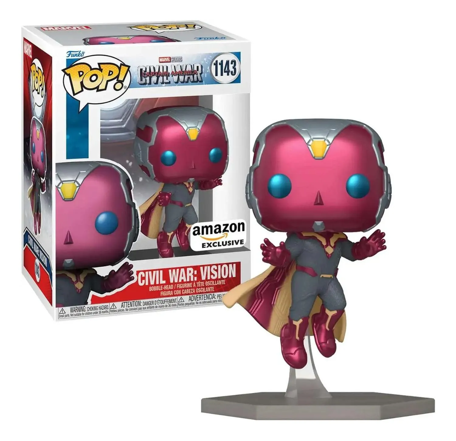 Funko Pop. Civil War. Vision # 1143