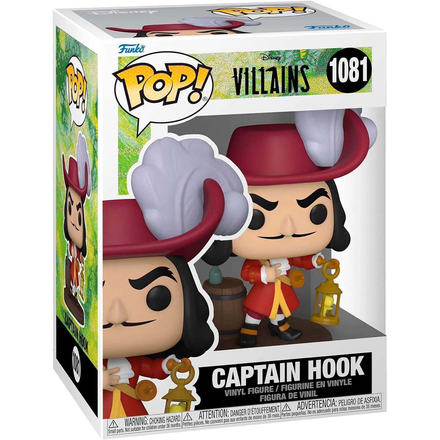 Funko Pop. Disney Villains. Captain Hook # 1081