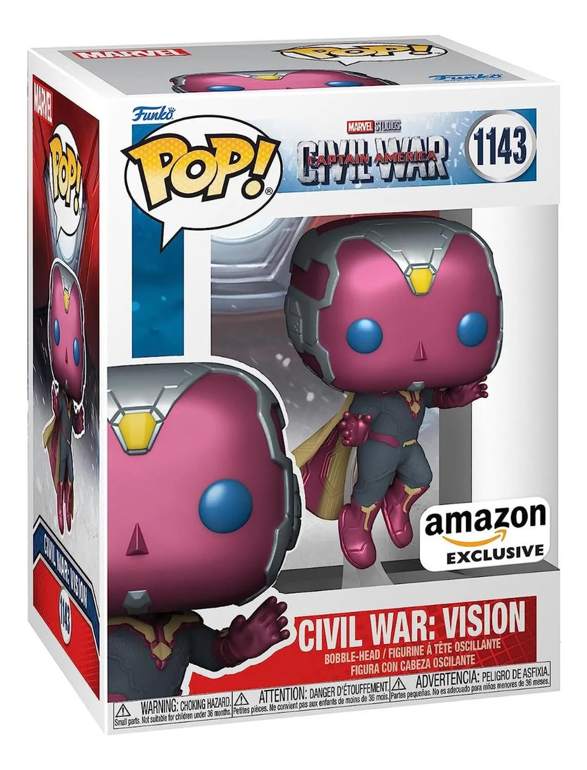 Funko Pop. Civil War. Vision # 1143