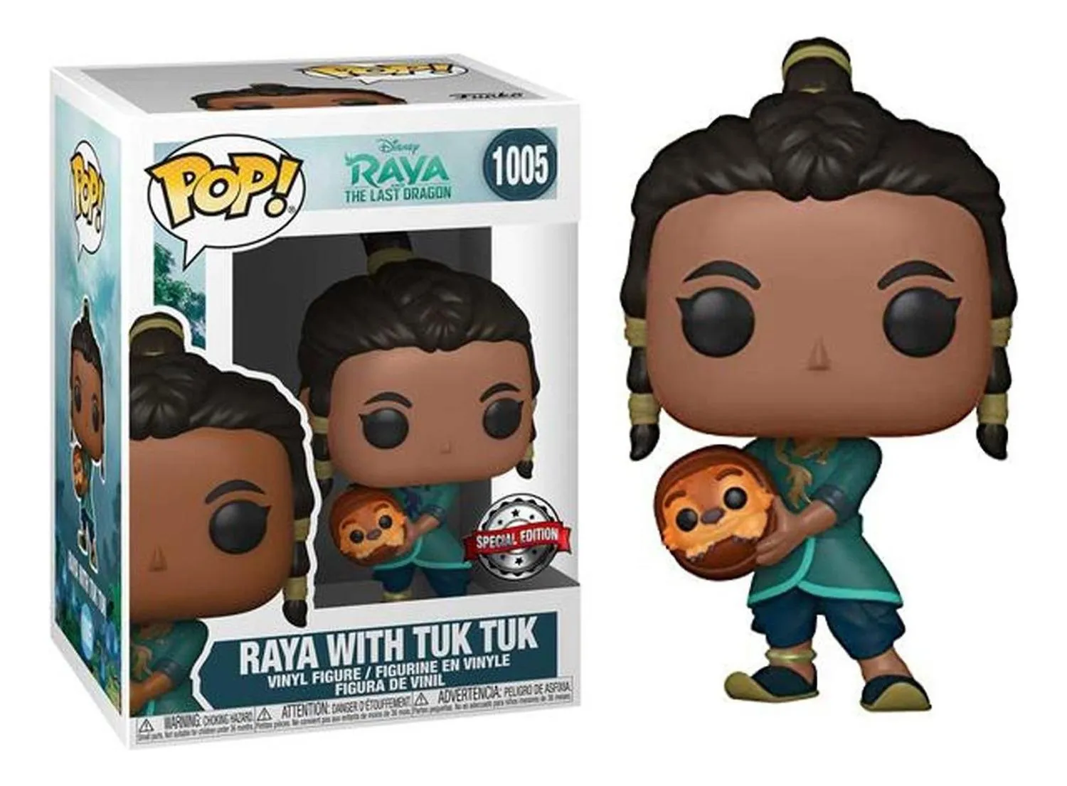 Funko. Raya And The Last Dragon. Raya With Tuk Tuk # 1005