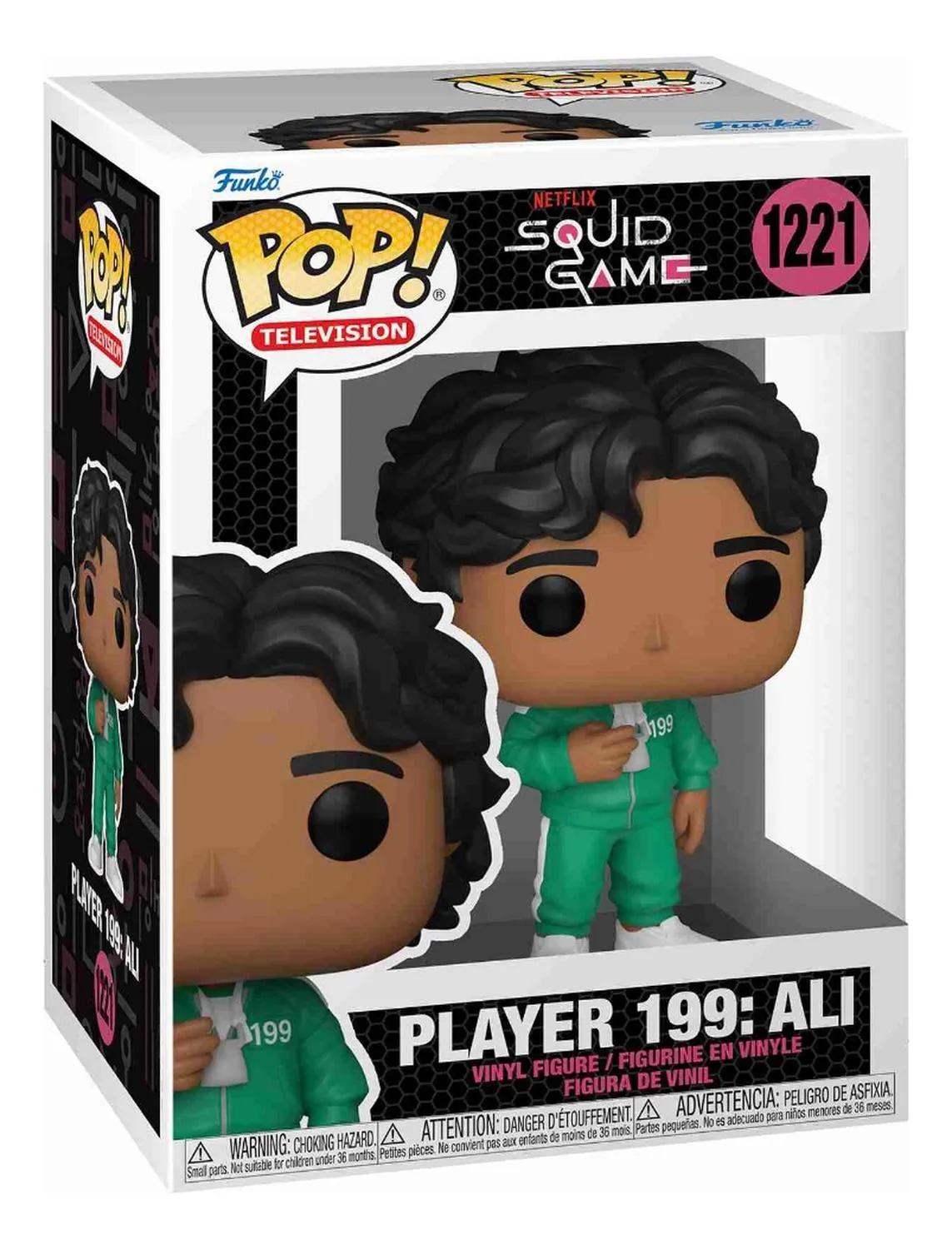 Funko Pop. Squid Game. Player 199: Ali # 1221