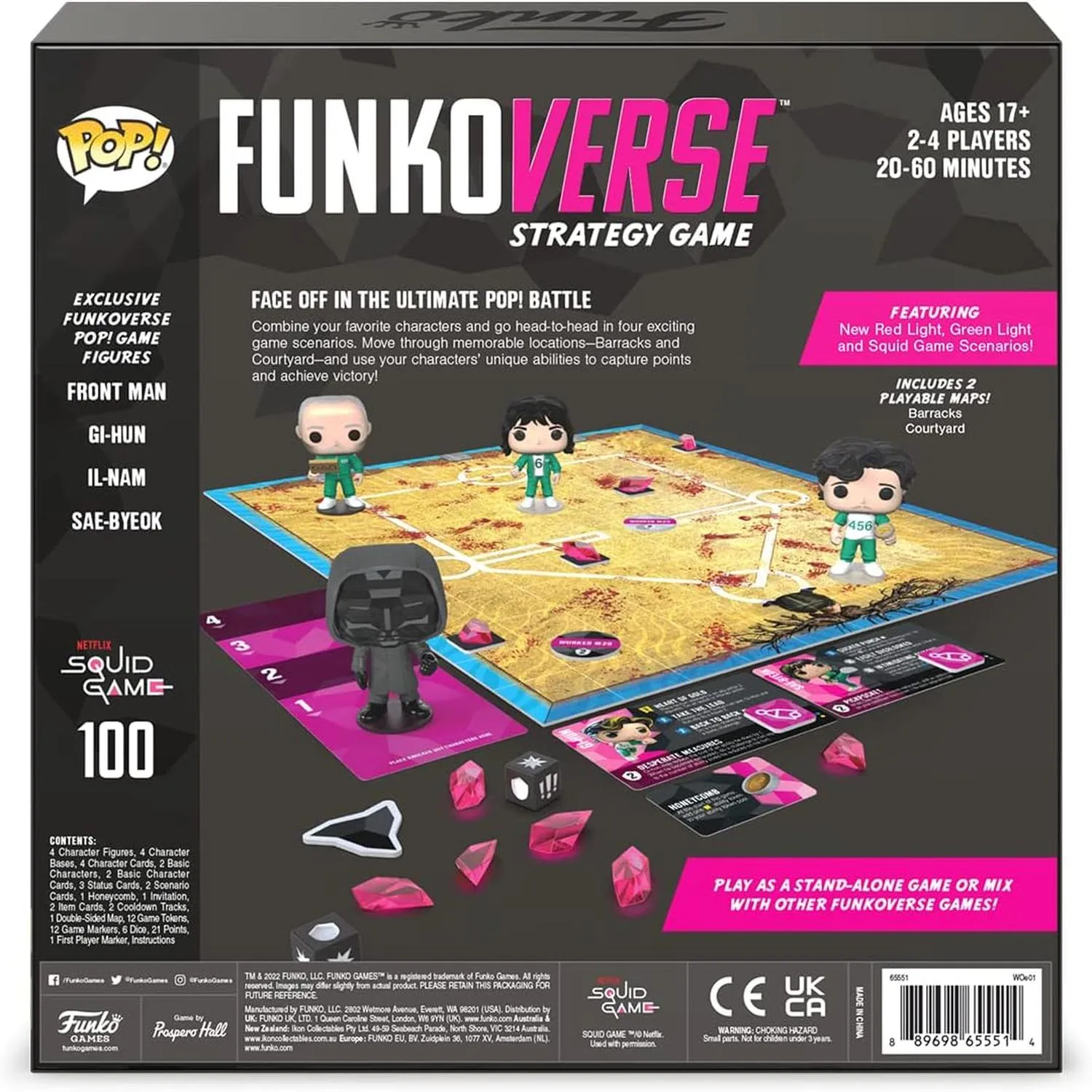 Funko Pop. Funkoverse. Squid Game. Strategy Game