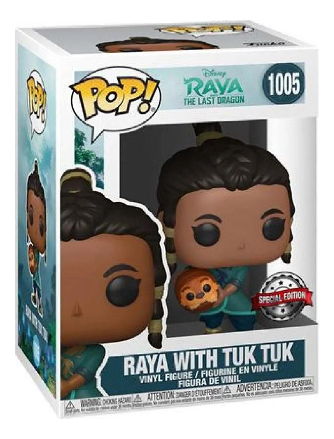 Funko. Raya And The Last Dragon. Raya With Tuk Tuk # 1005