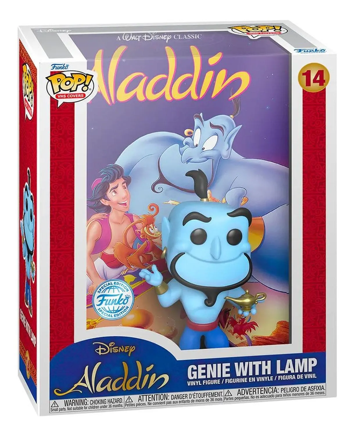 Funko Vhs Covers. Disney: Aladdin. Genie With Lamp # 14