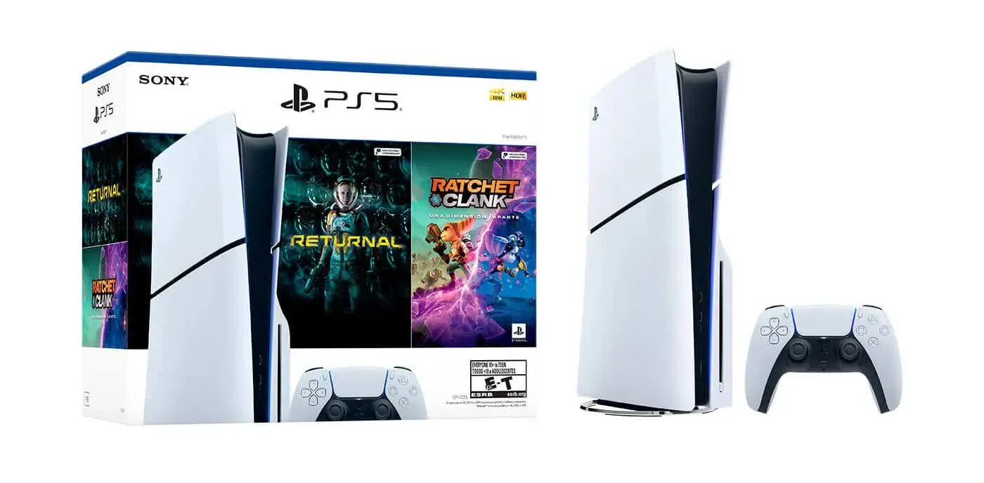 Consola PS5 Estandar Slim Bundle Ratchet & Clank y Returnal