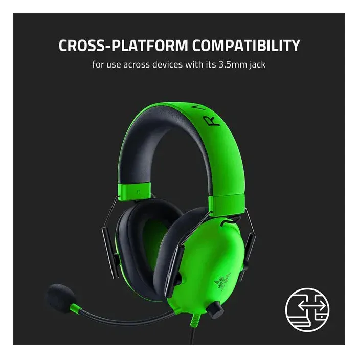 Headset BlackShark V2 X Wired Razer Verde