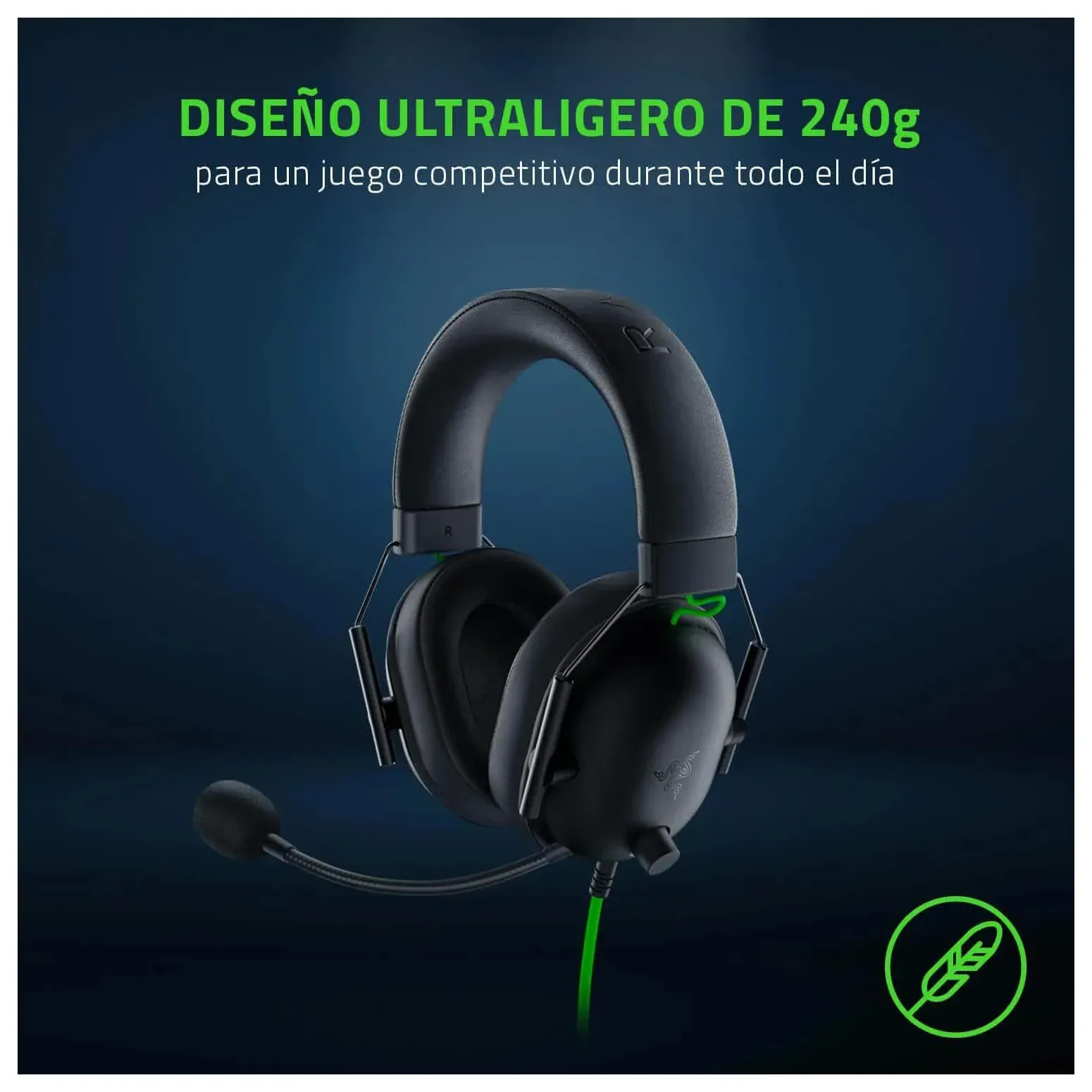 Headset BlackShark V2 X Wired Razer Negra