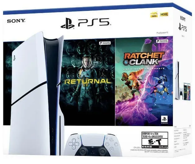 Consola PS5 Estandar Slim Bundle Ratchet & Clank y Returnal