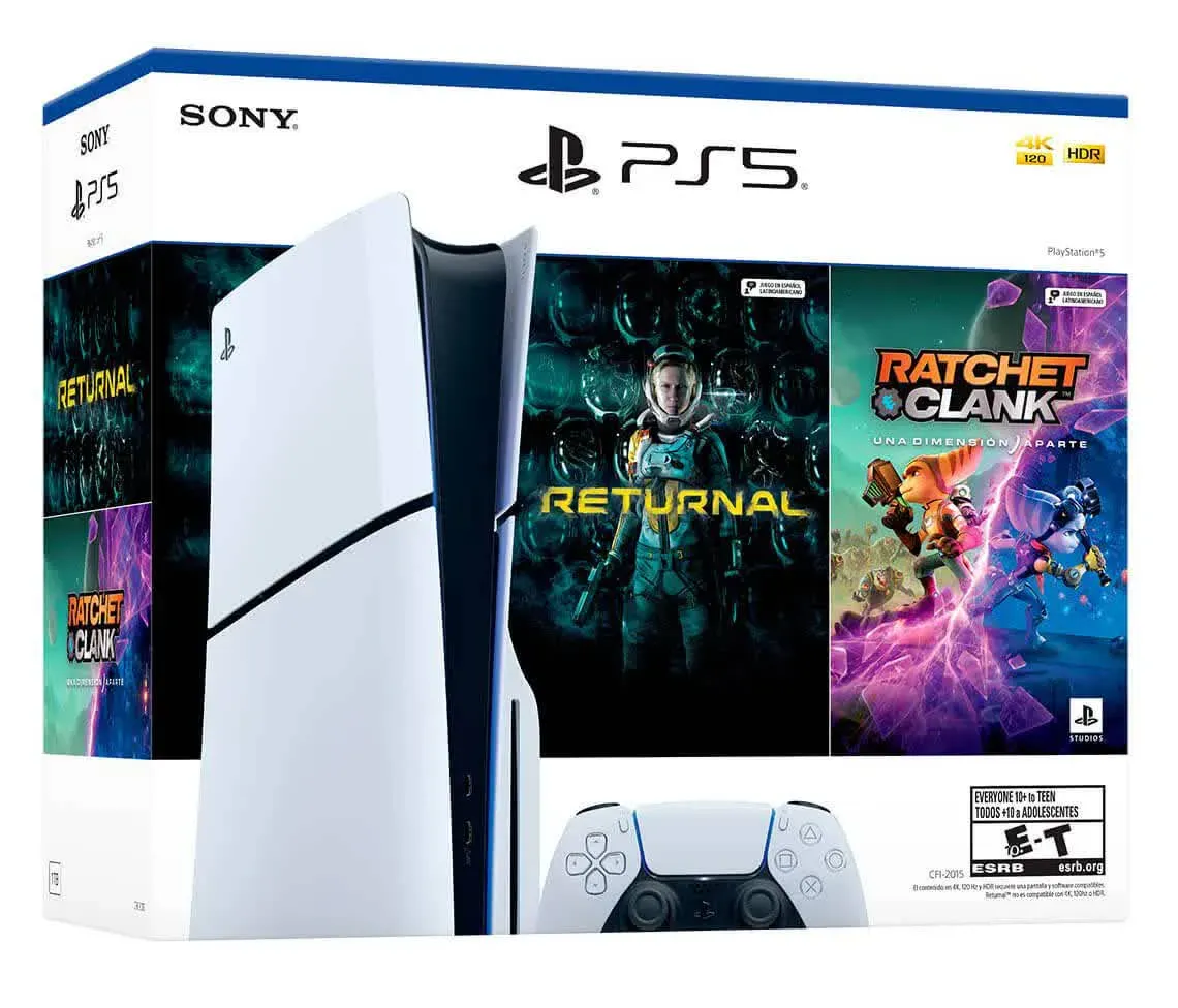 Consola PS5 Estandar Slim Bundle Ratchet & Clank y Returnal