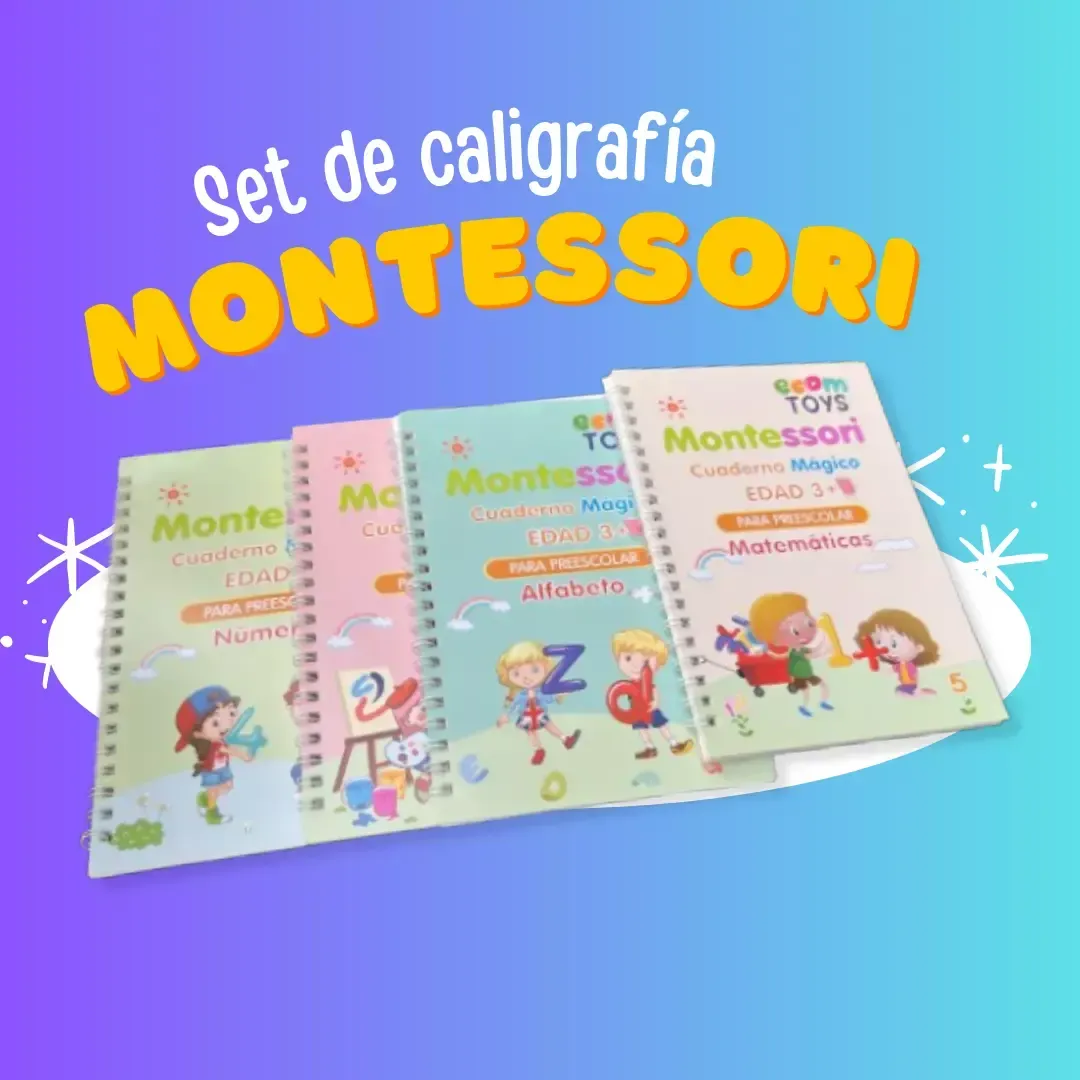 Set Caligrafia X4 Cuadernos