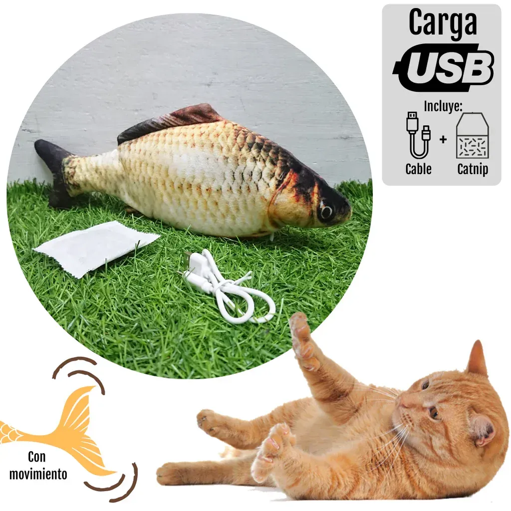 Juguete Pescado Para Gato