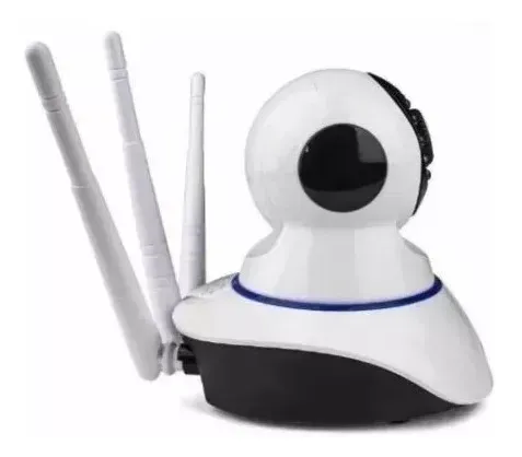 Cámara Robótica Seguridad Wifi 3 Antenas 360