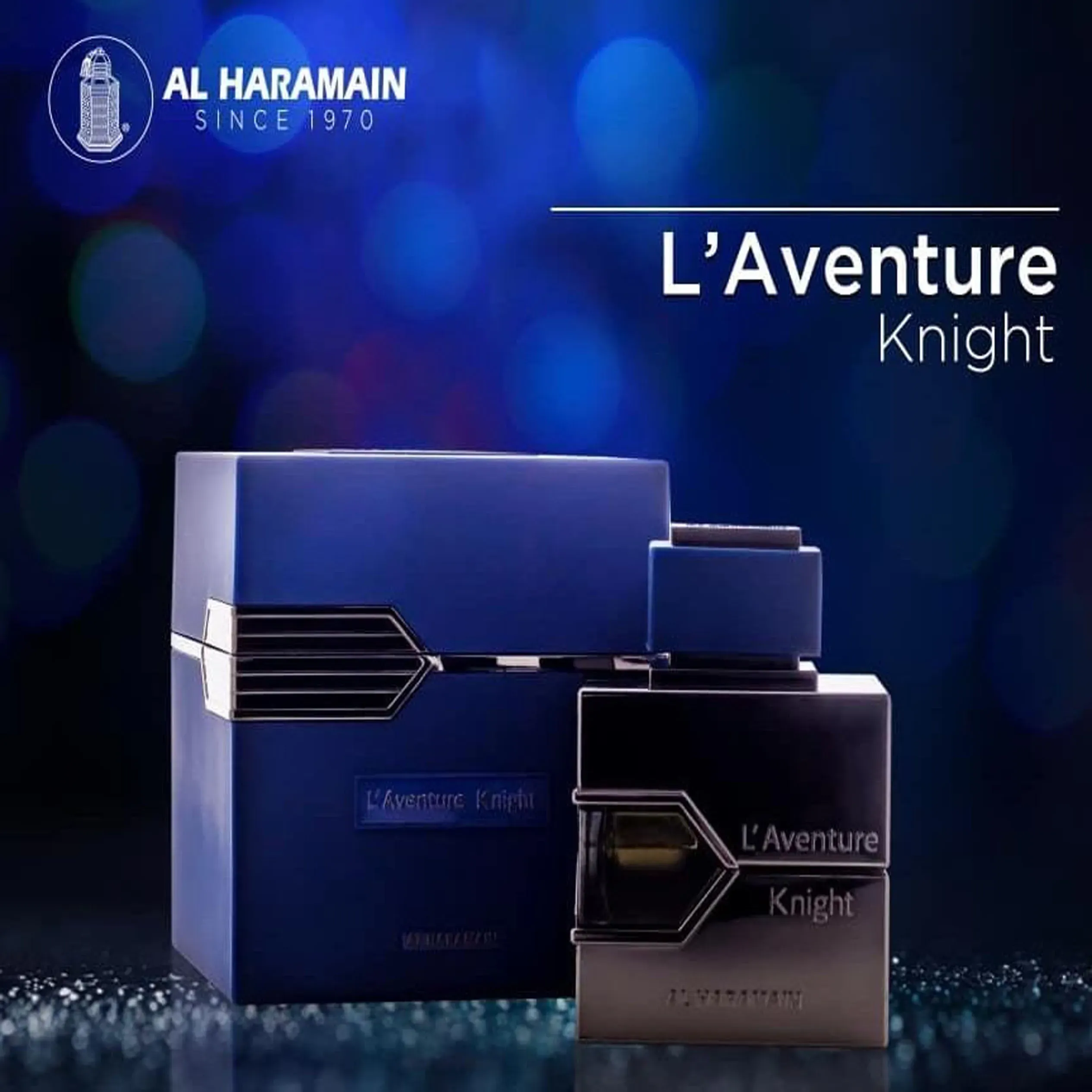 Perfume L'Aventure Knight Al Haramain Perfumes (Replica Con Fragancia Importada)- Hombre