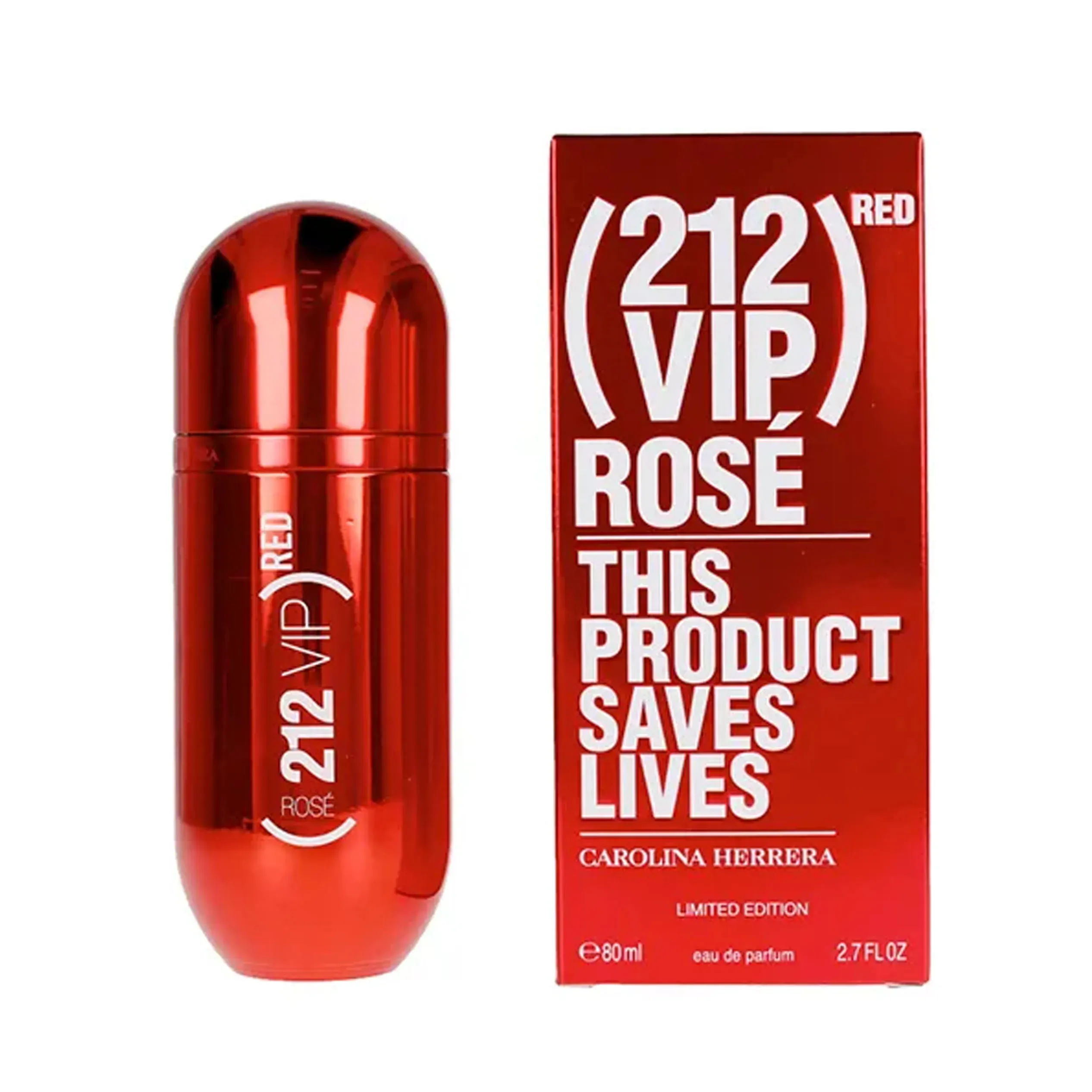 Perfume 212 VIP Rosé Red Carolina Herrera (Replica Con Fragancia Importada)- Mujer