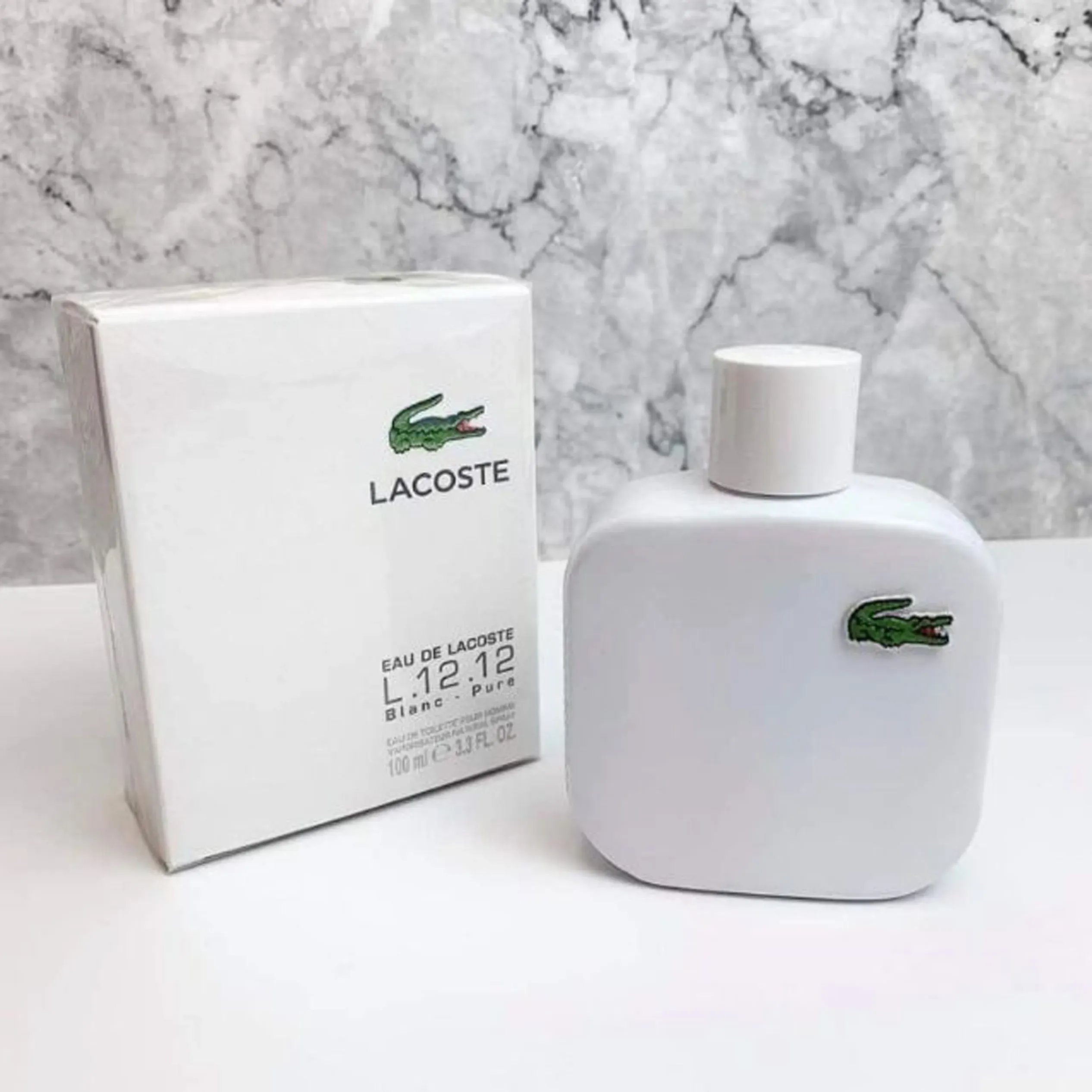 Perfume Eau de Lacoste L.12.12. White Lacoste Fragrances (Replica Con Fragancia Importada)- Hombre