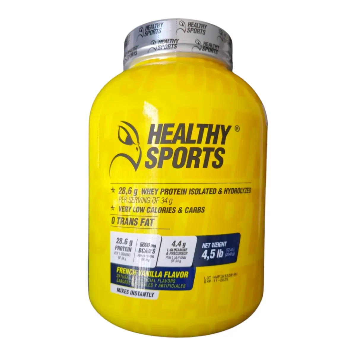 Proteina Iso Whey 100% 4lb - Healthy Sports